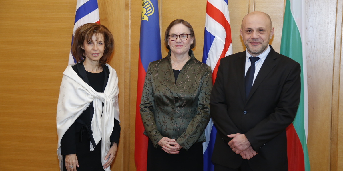 H.E. Ms. Tsvetelina Borislavova, Honorary Council of Iceland to Bulgaria, H.E. Ms. Tove Westberg, Ambassador of Norway, Deputy Prime Minister of Bulgaria Mr. Tomislav Donchev