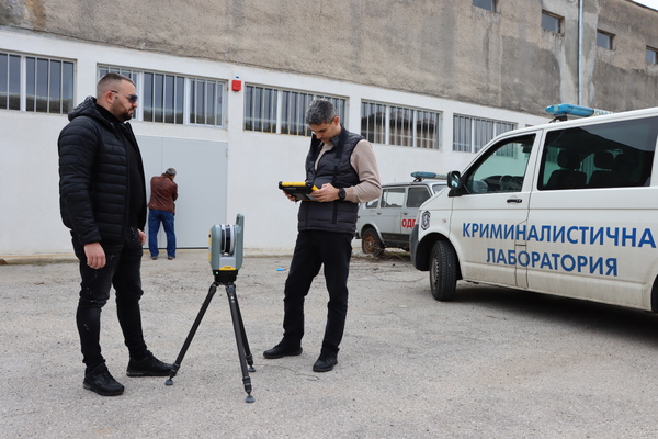 How modern 3D crime scene scanners help the Bulgarian Police