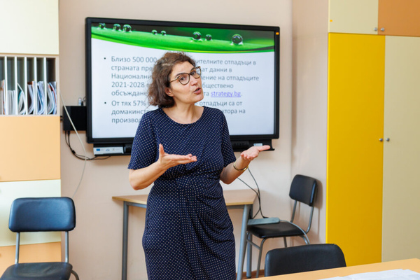 A teachers’ training was held under the BGENVIRONMENT-3.001-0004-C01 “Zero waste school” project