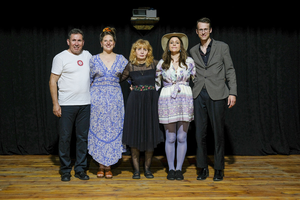 Vasko Raichinov, Julie Kleive, Kamelia Cholakova, Jenny Augusta Engel and Bjørn-Petter Tøsse after the final curtain