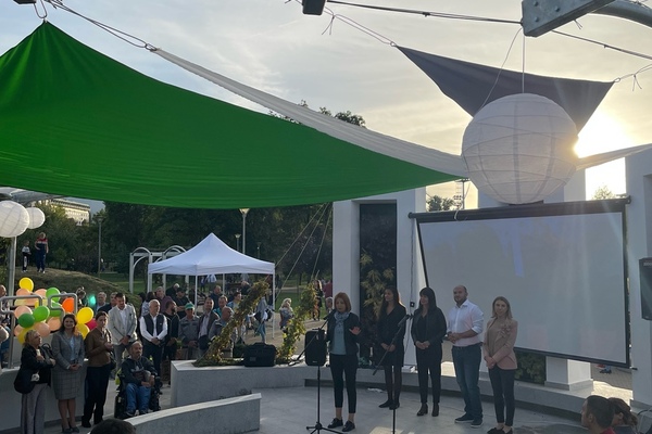 Sofia municipality opened the renovated Amphitheater in park 